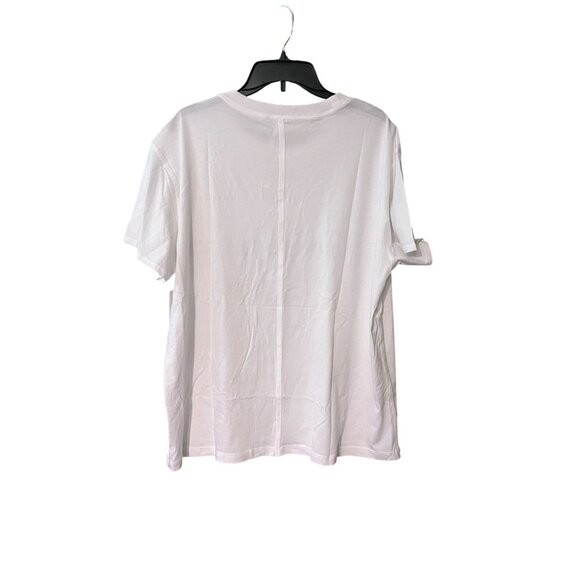 Lululemon All Yours Tee White Size 12 Soft Relaxed Fit Casual Everyday Wear - Picture 3 of 5